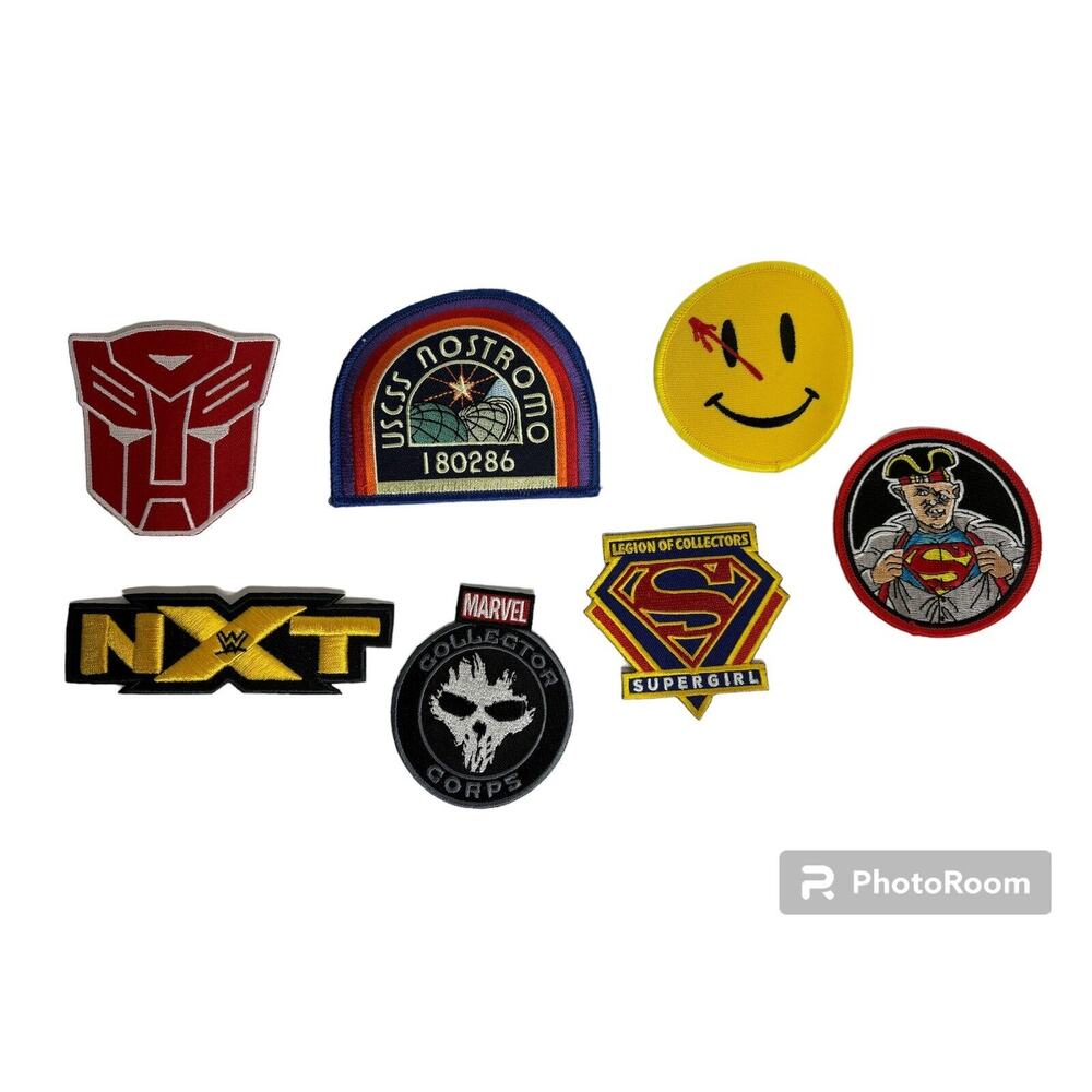 Funko MARVEL DC COLLECTOR CORPS Box Goonies Transformers Iron On Patches (7)